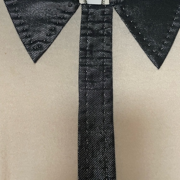 Marc Jacobs Ivory Cashmere Blend Unique Top Sweater XS Short Sleeved - Picture 7 of 10